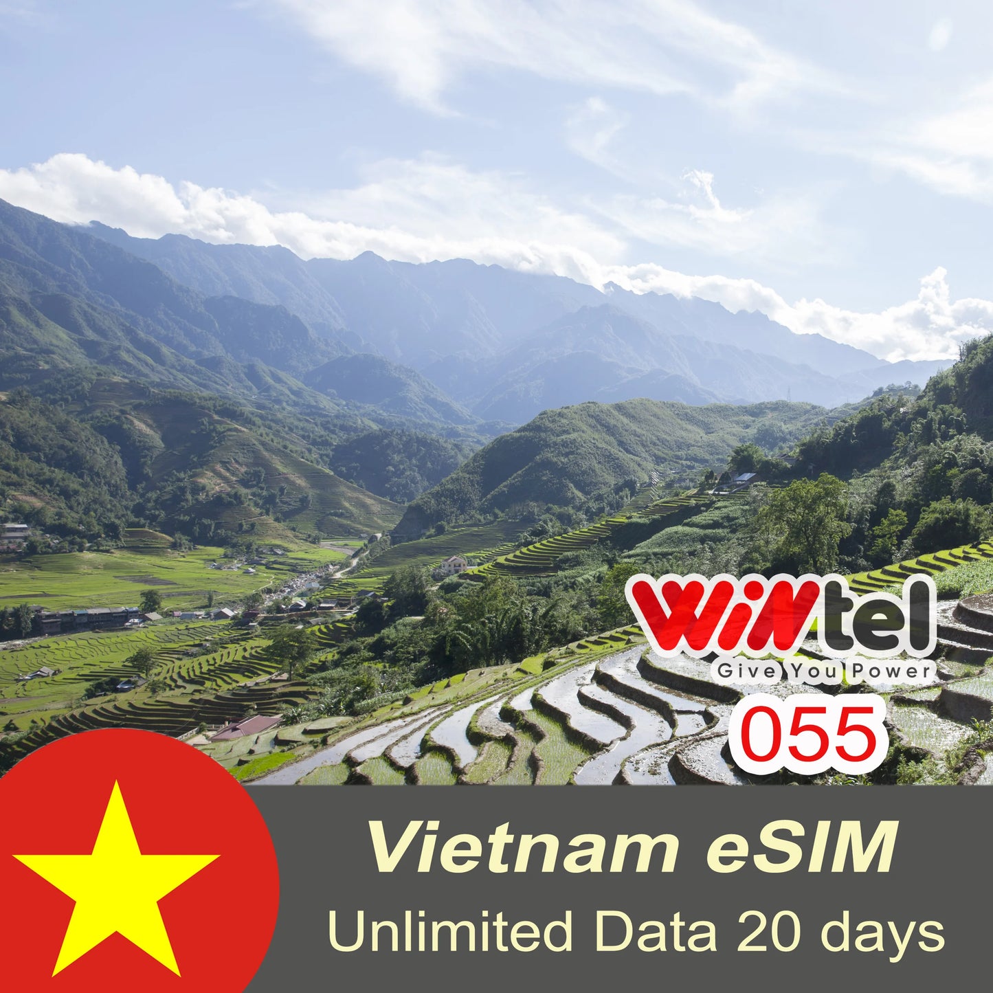 Vietnam eSIM Unlimited Data for 20 days