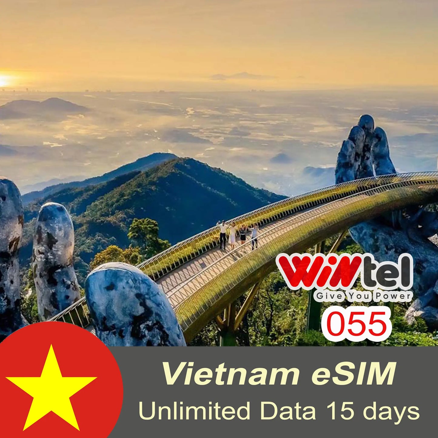 Vietnam eSIM Unlimited Data for 15 days