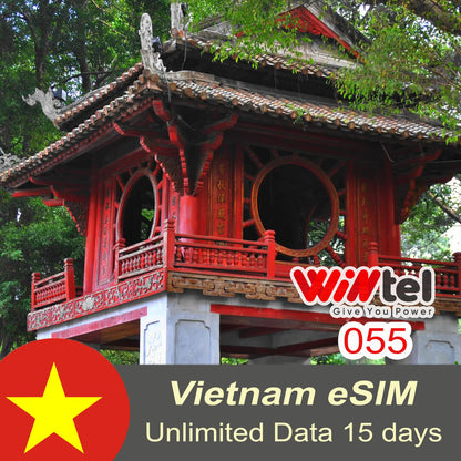Vietnam eSIM Unlimited Data for 15 days