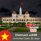 Vietnam eSIM Unlimited Data Plan for 30 days | GIGA30U