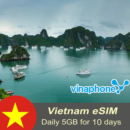 Vietnam eSIM Daily 5GB + Free Calls for 10 days